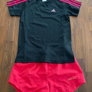 アディダス 上下セット adidas サイズ160 Sサイズ 子供服 レディース ショートパンツ Tシャツ ユニフォーム ミズノ