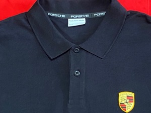 1円★PORSCHE DESIGN DRIVERS SELECTION ポルシェ デザイン ドライバーズ セレクション ポロシャツ 黒 XL★
