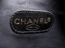 1円 CHANEL シャネル ココマーク PVC クラッチバッグ セカンドバッグ ポーチ 手持ち 小物入れ レディース ブラック系 AB6106VN_画像6