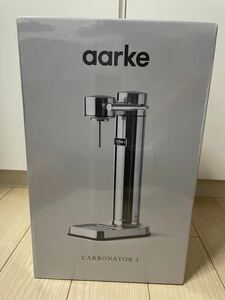 AARKE CarbonatorⅢ (シルバー) ソーダストリームガスシリンダー対応 ステンレス製炭酸水マシン 専用ペットボトル付