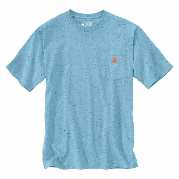 カーハート K87 ポケット Tシャツ　水色　S　●新品＊新色　Carhartt