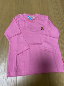 ① ミキハウス 新品 未使用 長袖Tシャツ 70cm mikihouse MIKIHOUSE hotbiscuits ホットビスケッツ 女の子 女子 エブミキ 長袖シャツ