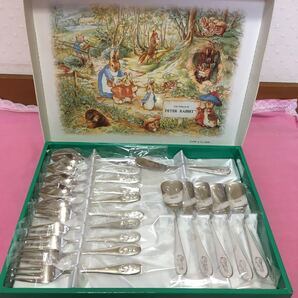 【新品】ピーターラビット Peter rabbit カトラリー セット バターナイフ デザートスプーン