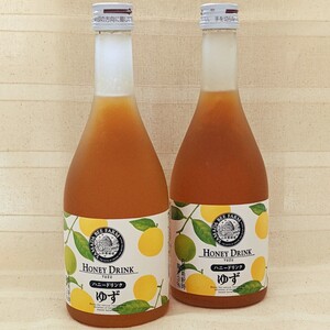 ゆずハニードリンク 500ml×2個 山田養蜂場