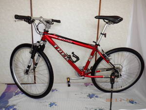 ★ 1円~【TREK】赤色21段軽快ク口スMTB中古自転車 引き取り可能 (R40802)ジェクト