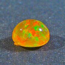 遊色抜群！！！◆天然ファイヤーオパール 2.69ct◆ Fire Opal 遊色 裸石 ジュエリー　_画像4