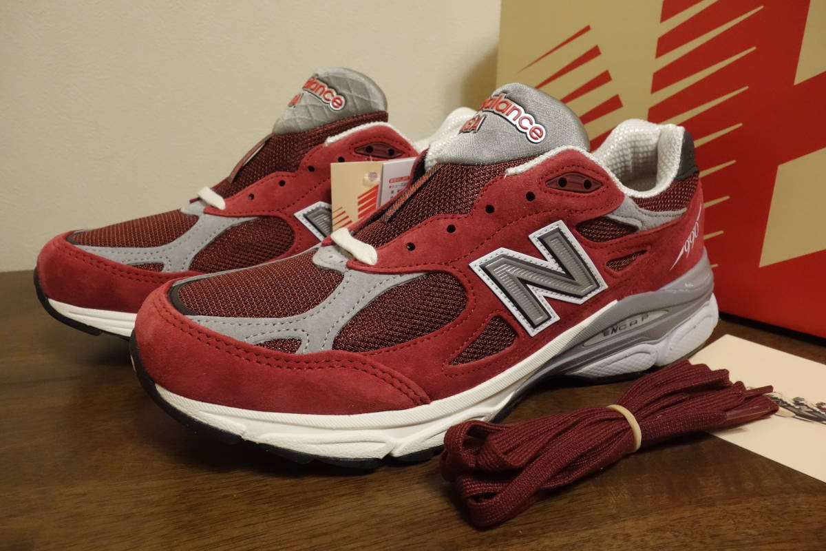 未使用 New Balance M990 GY3 25.5cm USA 576 990 991 992 993 995 996