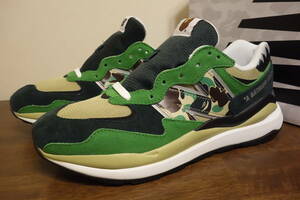 未使用 BAPE × New Balance M5740 BAE 28.5cm A BATHING APE エイプ 576 990 991 992 993 995 996 997 998 1400 1500 限定 完売