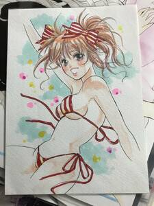 美少女Hビキニ･手書きイラスト, コミック、アニメグッズ, 手描きイラスト