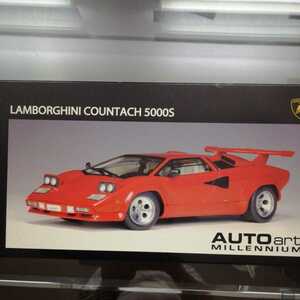AUTOart.Lamborghini.Countach5000s,RED.1:18