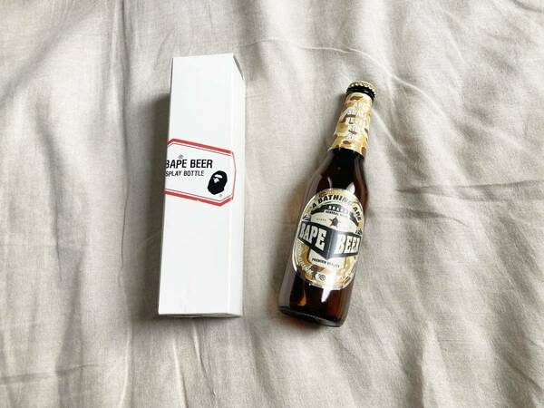 新品 A BATHING APE BAPE BEER アベイシングエイプ ベイプ ビール DISPLAY BOTTLE 迷彩 瓶 ◇8