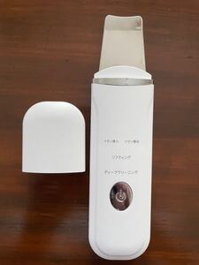 ウォーターピーリング 超音波美顔器 美顔器 防水 振動50000回/秒 美顔モード USB充電式 EMS 日本語説明書付き
