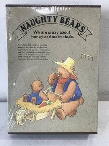 ★【レトロアルバム・EL判240枚収納】NAUGHTY BEARS(熊/ベア) ナカバヤシ ポケットアルバム4冊組 4PL-240-10★未使用品 難有