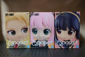 スパイファミリー　Qposket Bカラー　セット　ロイド　ヨル　アーニャ　spy family