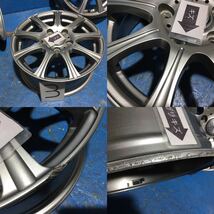 〈459〉ホイール4本セット　DOS Modica weds 15インチ6J オフセット+53 PCD 5H114.3 ハブ73mm ボルト穴13mm_画像5