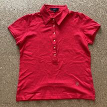 23区SPORT GOLF ポロシャツ　半袖シャツ golf 半袖　ゴルフ　オンワード　ゴルフシャツ　サイズ3 レディース 赤　_画像1