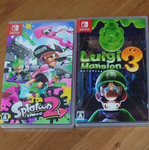 【Switch】 ルイージマンション 3 スプラトゥーン2 splatoon2 ニンテンドースイッチ ソフト