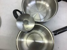 日研工業 調理器具まとめ/両手鍋/ボウル/てぼ/お玉/等 中古品 ACB_画像6