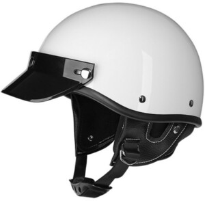 人気～ハーレー 半帽 半キャップ バイク ビンテージ ヘルメット ジェットヘルメット　S、M、L、ＸＬサイズ 選択可 　5色選択可　 L