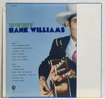 盤全体的良〜美品LP！帯＆インサート付き！ハンク・ウィリアムス Hank Williams ベリー・ベスト・オブ・ハンク・ウィリアムス MGM MM 2063_画像2