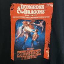STRANGER THINGS ストレンジャーシングス Tシャツ XL D&D Dungeons & Dragons ダンジョンズ＆ドラゴンズ Netflix ネットフリックス _画像1