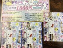 サンリオピューロランド 株主優待券　3枚　＆　お買い物券千円_画像1