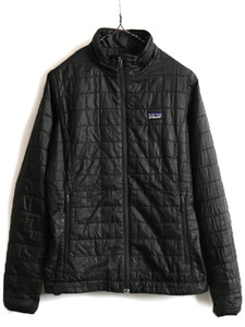 人気 黒 ■ 13年製 パタゴニア ナノ パフ ジャケット ( レディース M ) 古着 Patagonia 中綿 ナイロン PRIMALOFT ジャンパー ブルゾン 軽量