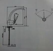 新品☆ キッチン 水栓金具 シングルレバー混合栓 JODEN　JODEN水栓金具_画像7