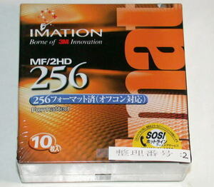 イメーション　IMATION　　MF2HD-256　3.5インチフロッピーディスク　1個10枚入り　　未使用　　002