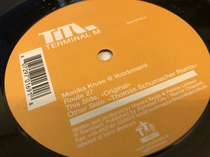 12”★Monika Kruse @ Voodooamt / Route 27 / Thomas Schumacher / ミニマル / テック・ハウス！