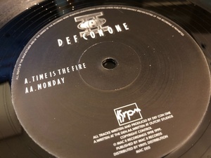 12”★Def Con One / Time Is The Fire / Monday / ドラムンベース！