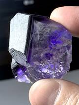 紫色蛍石・１・39g（中国産鉱物標本）_画像8