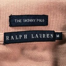 POLO RALPH LAUREN ポロラルフローレン THE SKINNY POLO ポロシャツ ピンク M YB1377_画像4