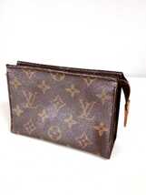 SA140-60◆ LOUIS VUITTON ルイヴィトン　ポッシュトワレット　モノグラム　ミニポーチ w14.5cm×H10cm_画像2