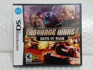 現状品 未開封+北米版　Nintendo　DS　ADVANCE WARS　DAYS OF RUIN　任天堂　ニンテンドーDS　ファミコンウォーズ　失われた光