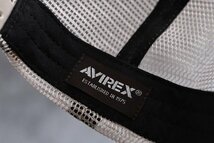 AVIREX 限定モデル メッシュキャップ メンズ ブランド 帽子 キャップ メンズ レディース 正規品 14023200 74 ベージュ 新品 1円 スタート_画像7