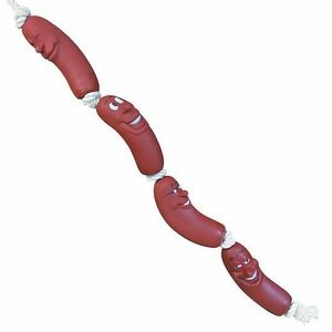  dog for toy SAUSAGE ROPE wing na- american USA american miscellaneous goods Ame .