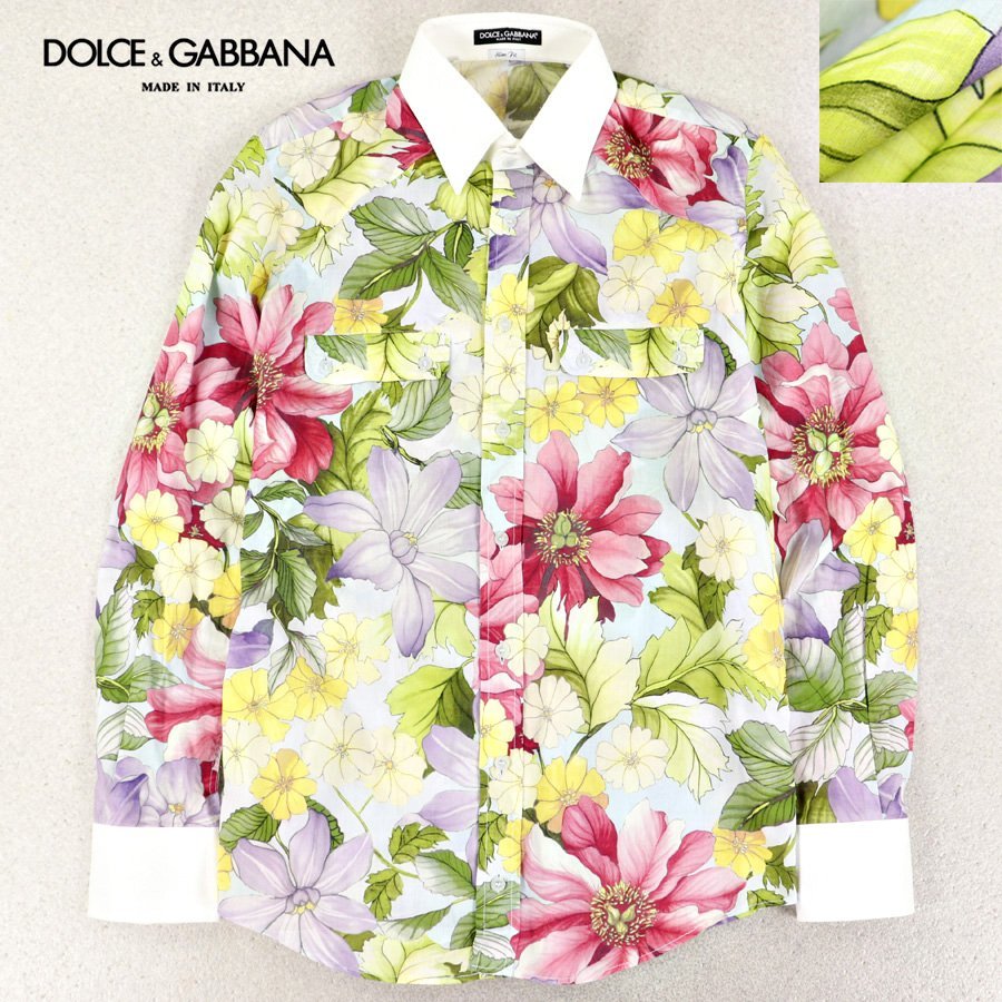 豊富な即納 DOLCE&GABBANA フラワー 半袖シャツ XL相当の通販 by
