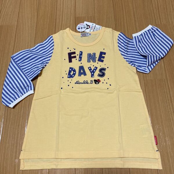 SALE ロンT祭り 即決 新品 ミキハウス 長袖Tシャツ 120 長袖カットソー