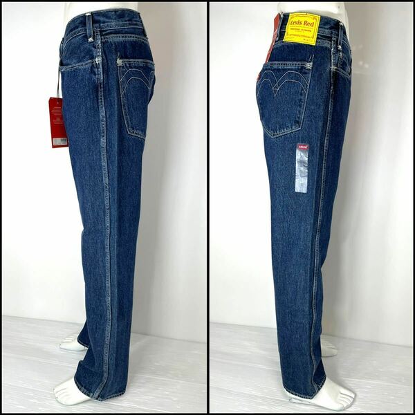 Levi's リーバイス 505 レッド新品 未使用ストレートストレッチ88cm