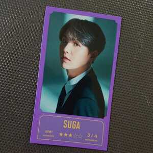 3 防弾少年団 BTS BANG BANG CON バンバンコン MESSAGE PHOTO メッセージフォト フォトカード トレカ SUGA シュガ ユンギ 