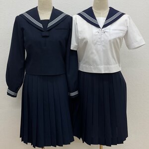UT178-1 (中古) 栃木県 那須塩原市立黒磯北中学校 セーラー服 4点セット /12/W66/セーラー/スカート/夏服/冬服/制服/学生服/高校/女子学生/の商品画像