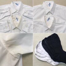 AT255‐5(中古)栃木県 文星芸術大学付属高校 男子学生服12点セット /大きい/特大/B180/4L/W100/ブレザー/シャツ/ズボン/ネクタイ/靴下/制服_画像7