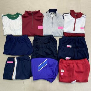 (A)YJ059 ( box )( used ) Aichi direction . name unknown jersey top and bottom 12 point set / long sleeve / short sleeves / long trousers / shorts / gym uniform / gym uniform / junior high school / high school / summarize 