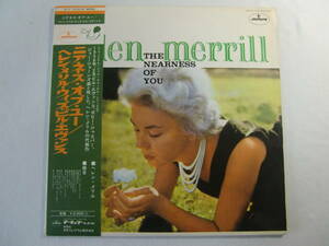 HELEN MERRILL　ヘレン・メリル　with　Bill Evans ビル・エヴァンス　　/　　THE NEARNESS OF YOU　ニアネス・オブ・ユー　　帯付！