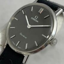 NN0707 013 遺品整理 蔵出し 当時物 OMEGA オメガ Geneve ジュネーブ SS 手巻き レディース腕時計 腕時計 稼働品 ビンテージ 1円スタート_画像4