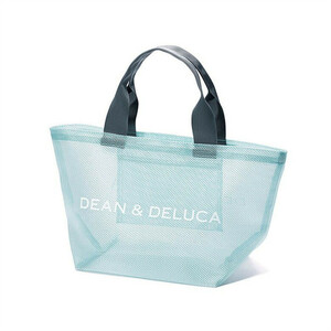 DEAN＆DELUCA ディーン＆デルーカ メッシュバッグ ミントブルー bag31mb ハンドバッグトートバッグ 海辺 プール ビーチ Sサイズ