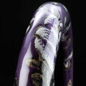  truck interior .. very thick steering wheel cover vinyl attaching purple 3L/ Great super Dolphin 840 Forward [ postage 800 jpy ]