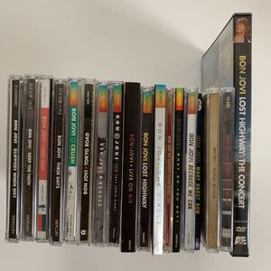 BON JOVI CD17枚、DVD3枚(アルバムのボーナスDVD2枚含む)まとめ売り