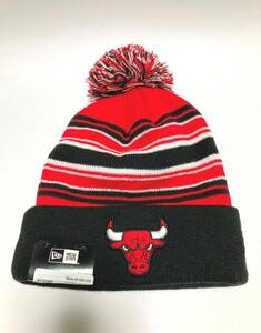 New Era ニューエラ NBA Chicago Bulls ブルズ 21 Striped Knit キャップ フリーサイズ